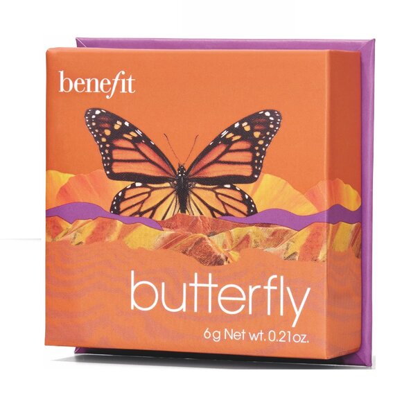 SALE! ✅ Benefit #BUTTERFLY Silky-Soft Powder Blush ✨ NEW IN BOX - Picture 2 of 7